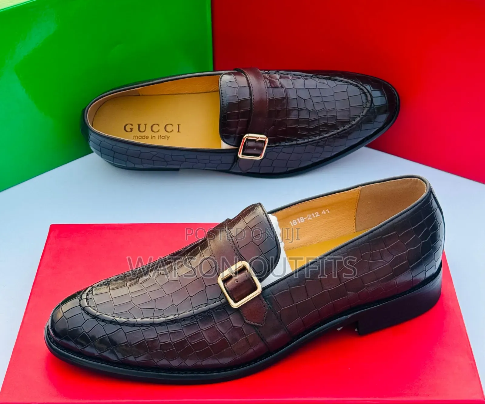Exceptionally Leather Materials Gucci Shoes