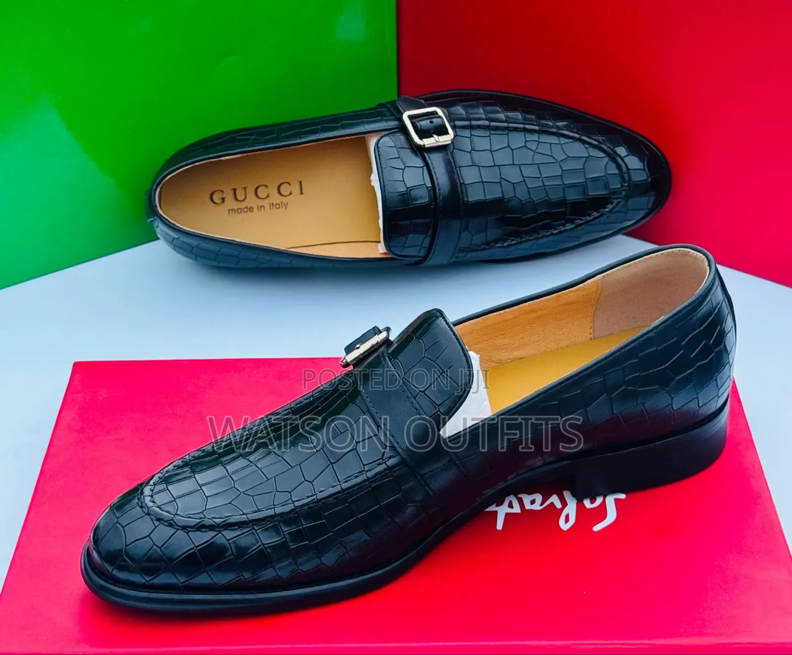 Exceptionally Leather Materials Gucci Shoes