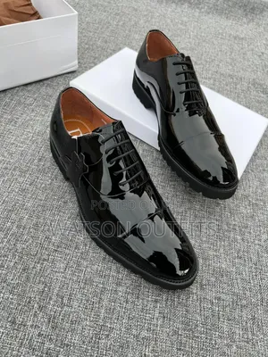 Shiny Surface Skin Moccasins