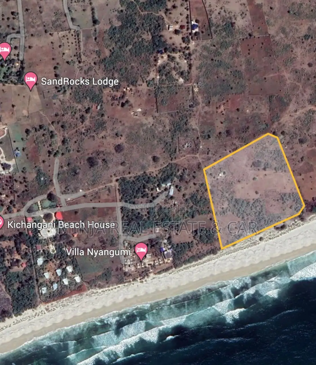 Sand Beach Plot for Sale at Kigamboni Dege