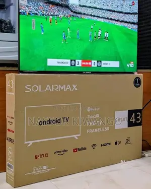 Television Solar Max Inch 43 Smart Tv”Android Tv”