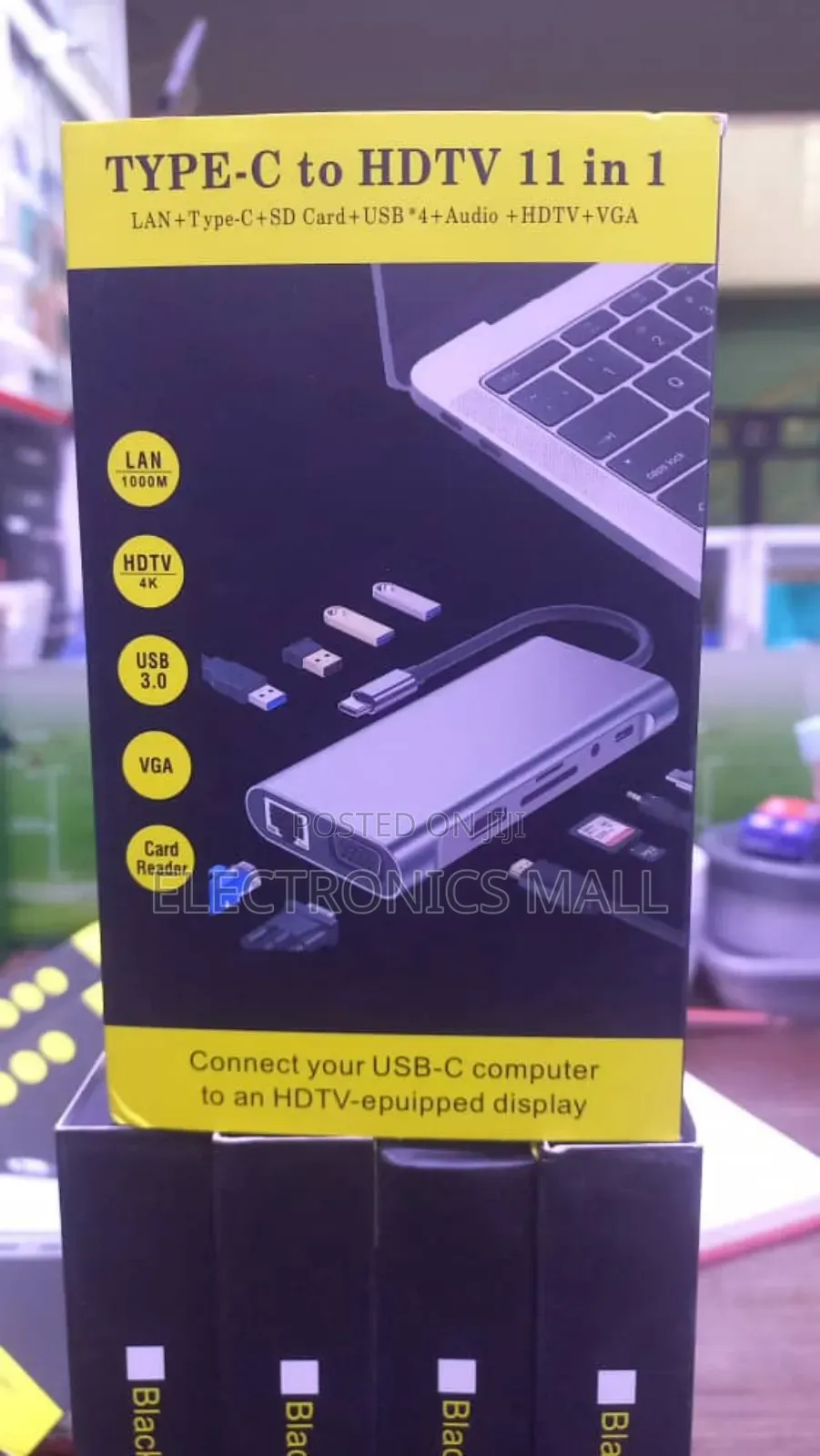 Type-C to HDTV 11 in 1 Adapter