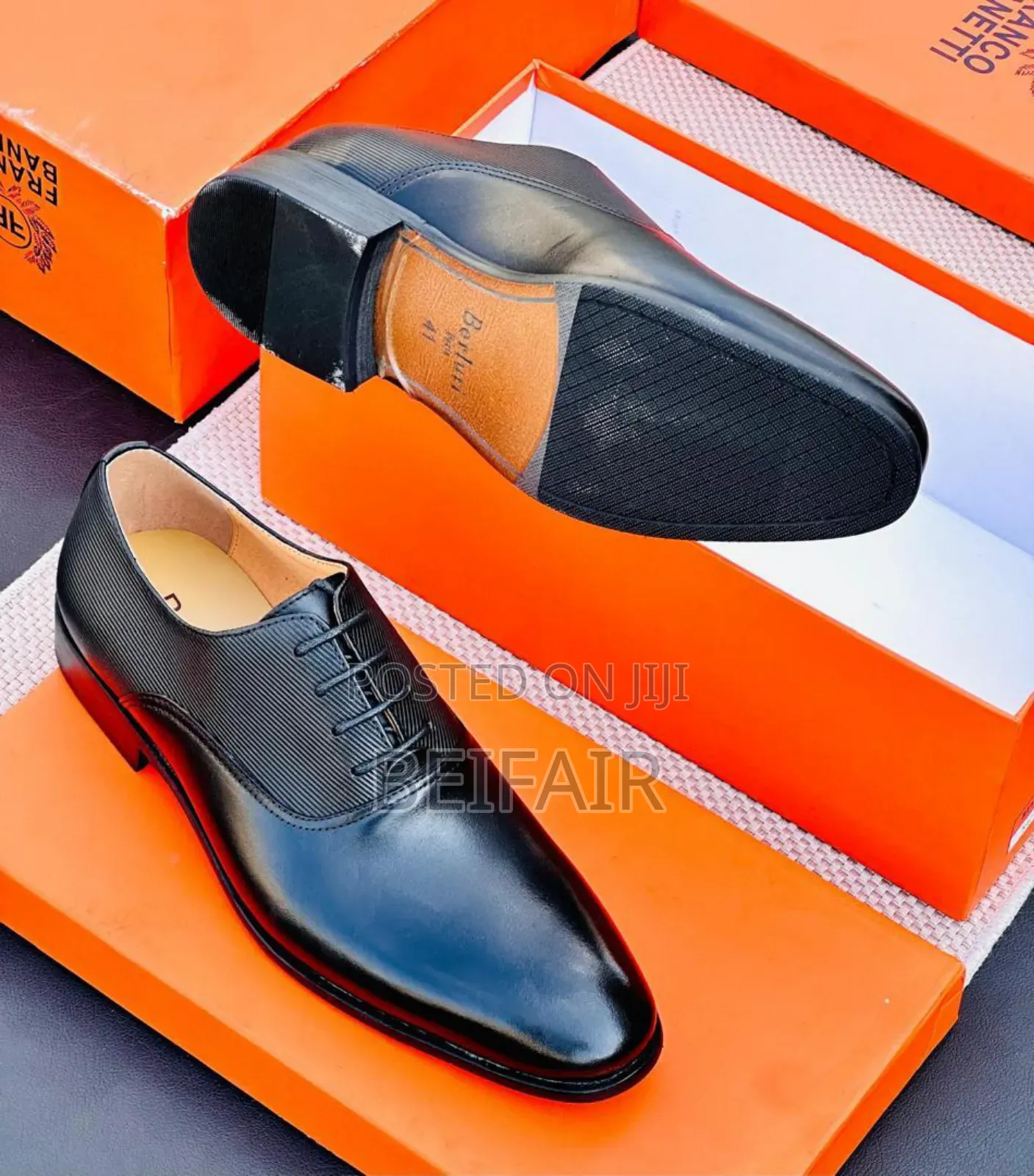 Berluti Brand Leather Shoes