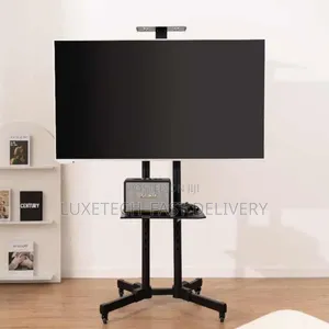 Portable Tv Stand for Mobility Suitable for 32 to 70 Inches