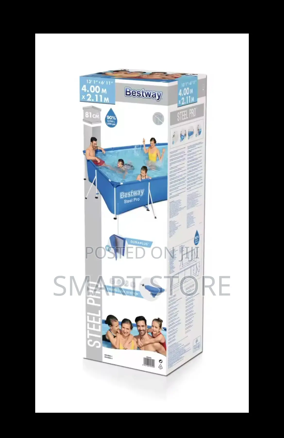 Bestway Steel Pro Swimming Pool 400×211×81cm