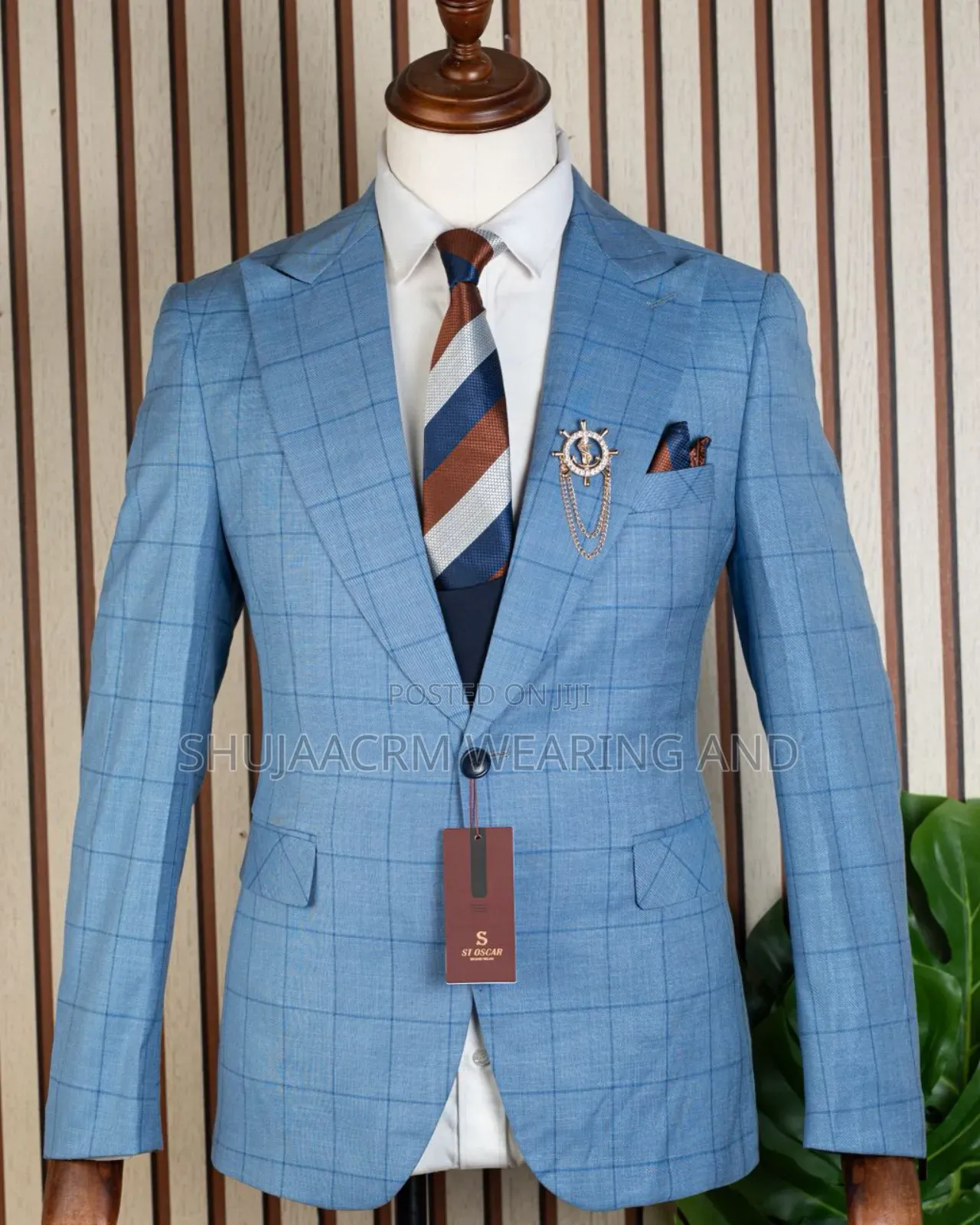 Light Blue Draft Suit/New Stock