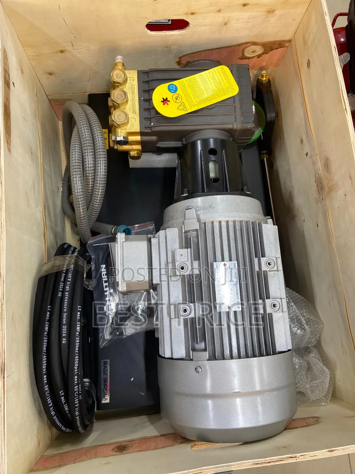 Lutian High Pressure Washer Asynchronous 1440rpm 3 Phase 7hp