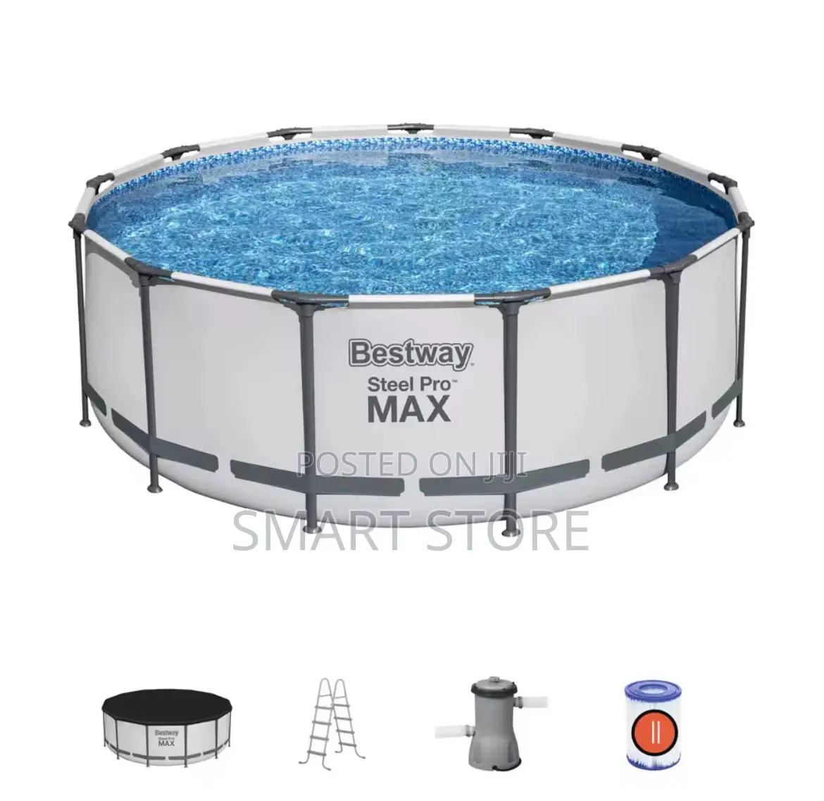 Steel Pro Max Round Metal Frame Pool 3.05m X 76cm (10ft X 30