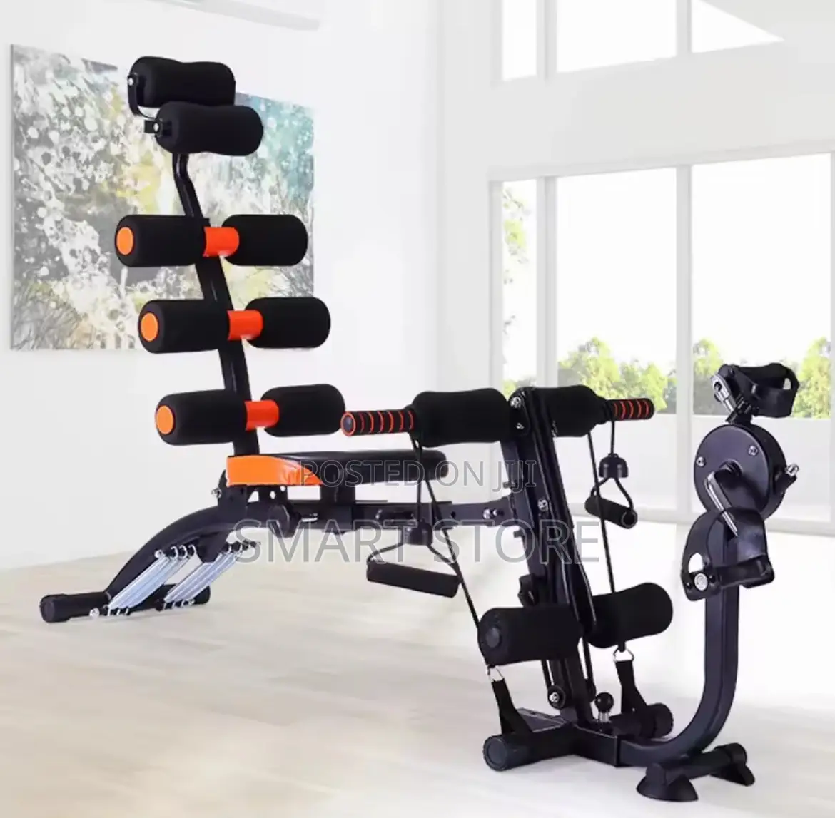 Multifunctional Sit-Up Ab Machine – Home Fitness Equipment