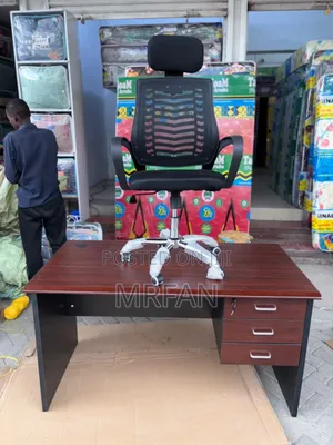 Office Table and Chair Offisi 140cm Kiti Na Meza