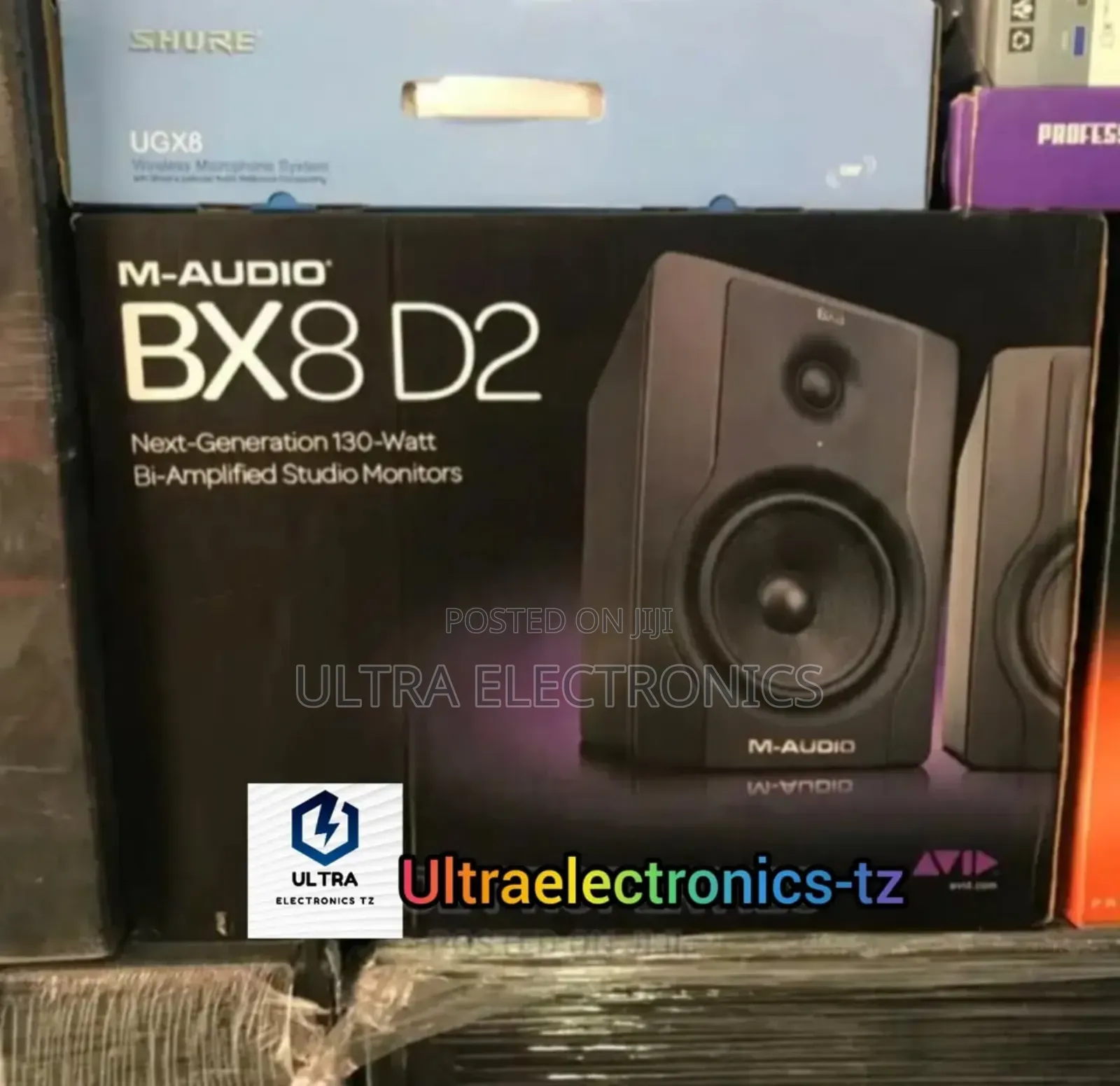 Bx8 D2 Bi Amplified Studio Monitor 130 Watts 8 Inch Woofer