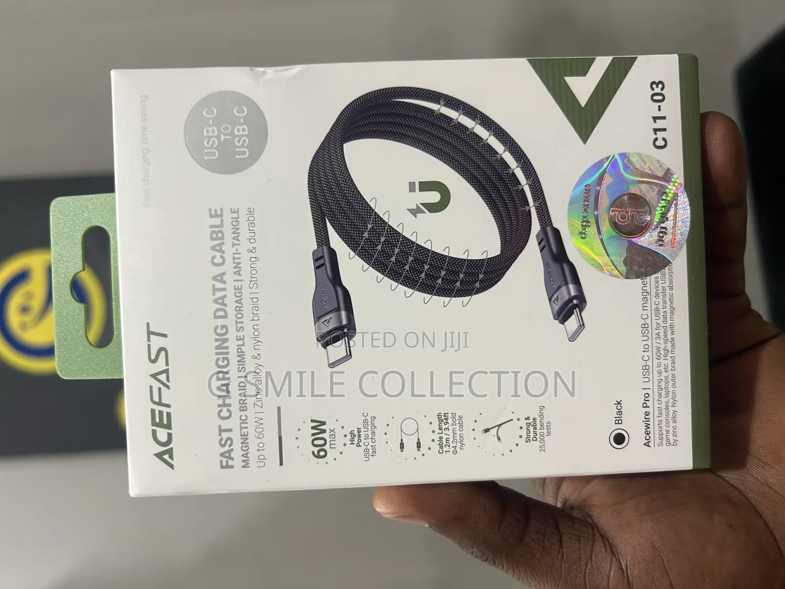Acefast Fast Charging Data Cable Magnetic Braid