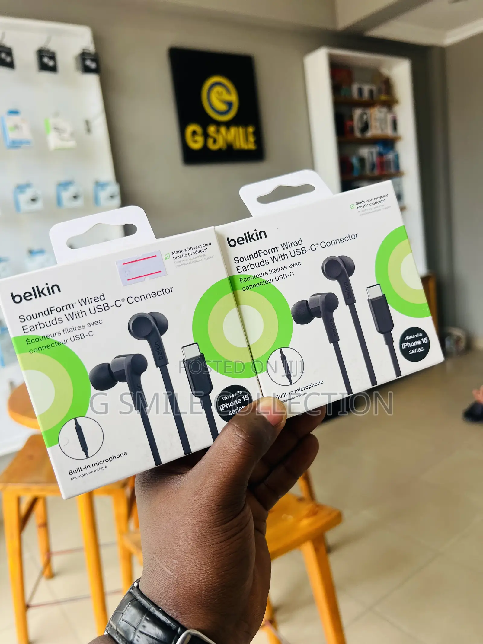 Belkin Soundform Wired Earbuds With Usb C Connector