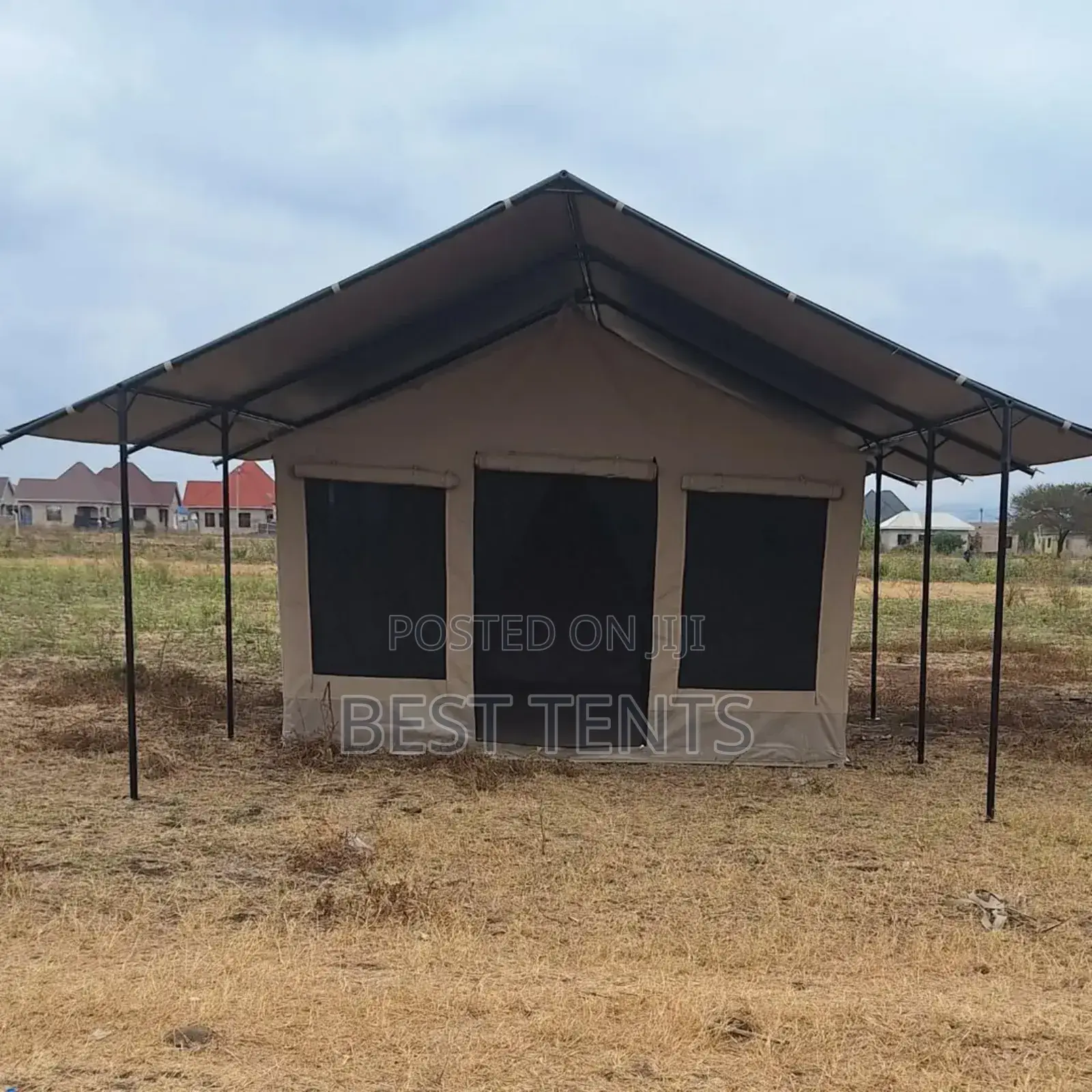 Camping Tent Installation in Tanzania