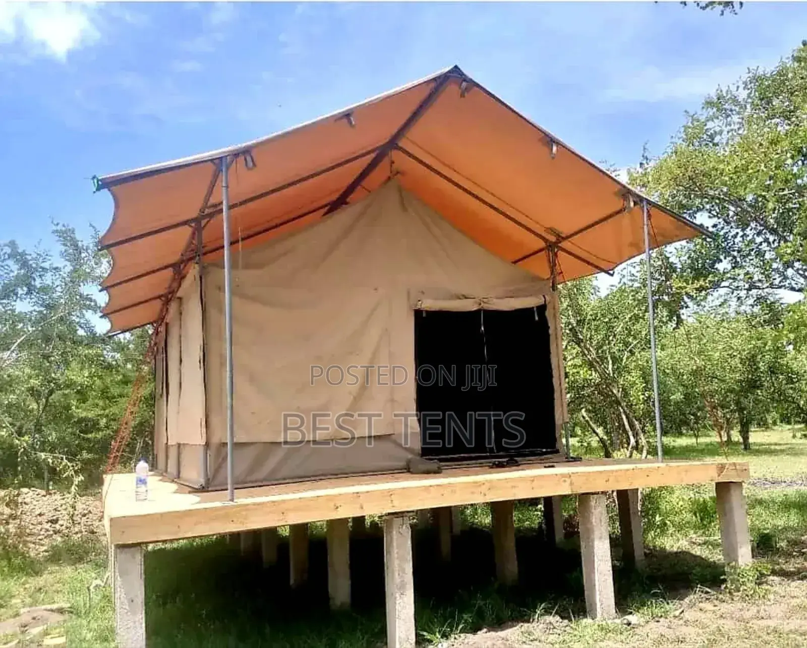 Camping Tent Installation in Tanzania