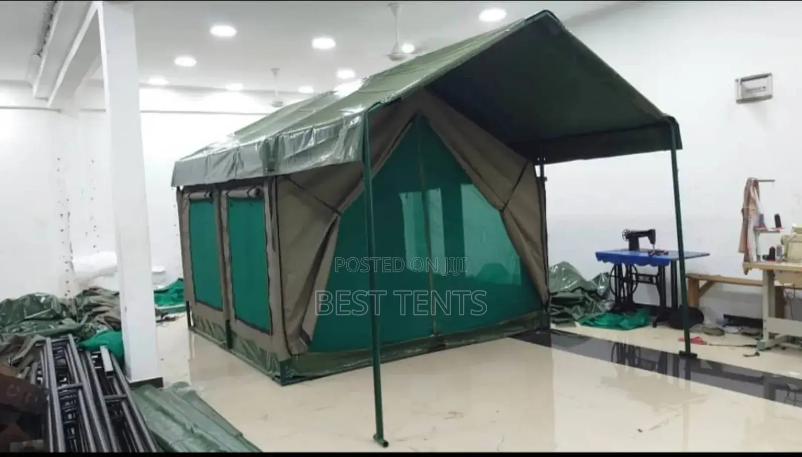 Camping Tent Installation in Tanzania