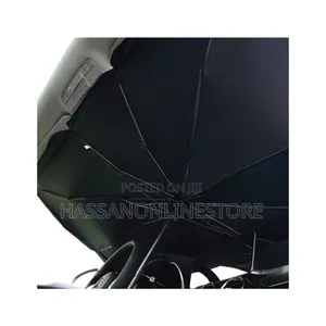 Green Lion Car Windshield Umbrella - Black