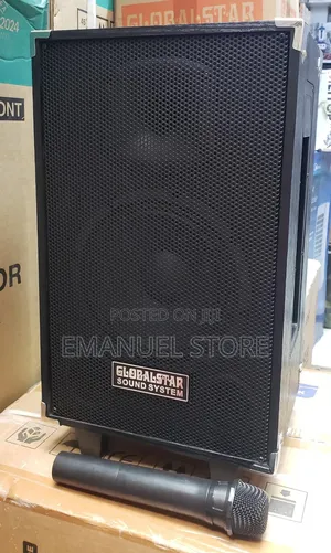 Photo - Global Star Stage Speaker Gs 118* *Ina Wireless Microphone