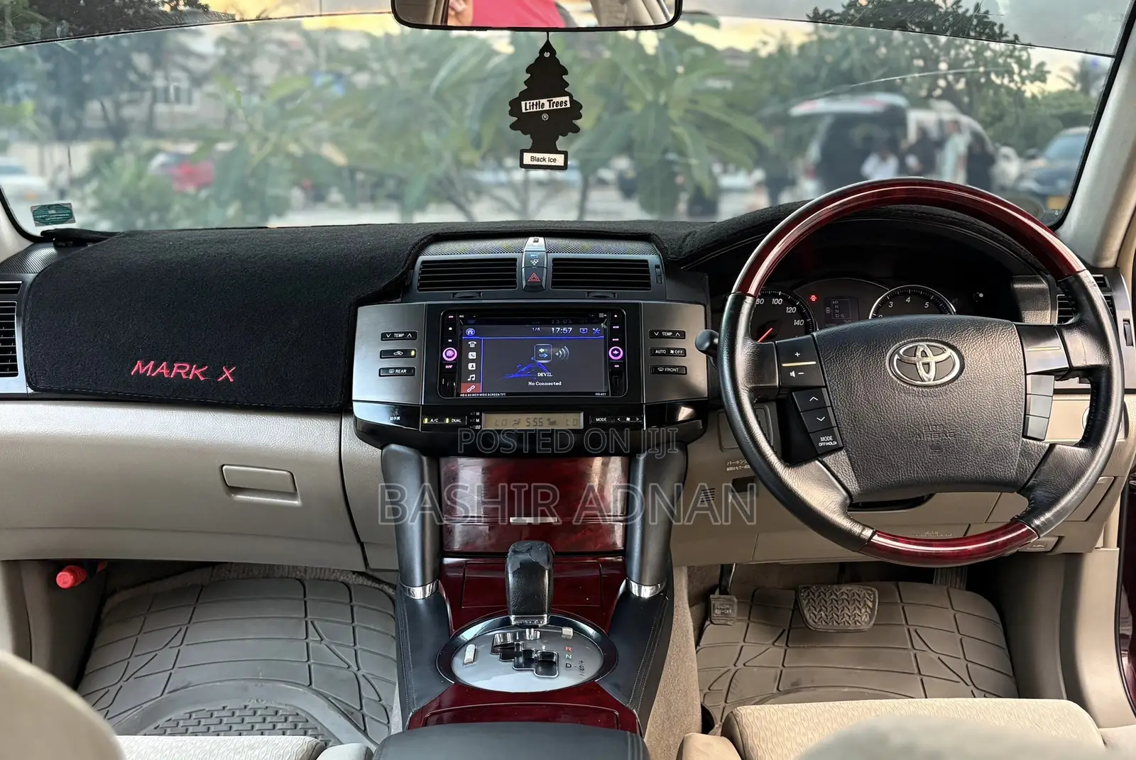 Toyota Mark X 2.5 RWD 2007 Burgundy