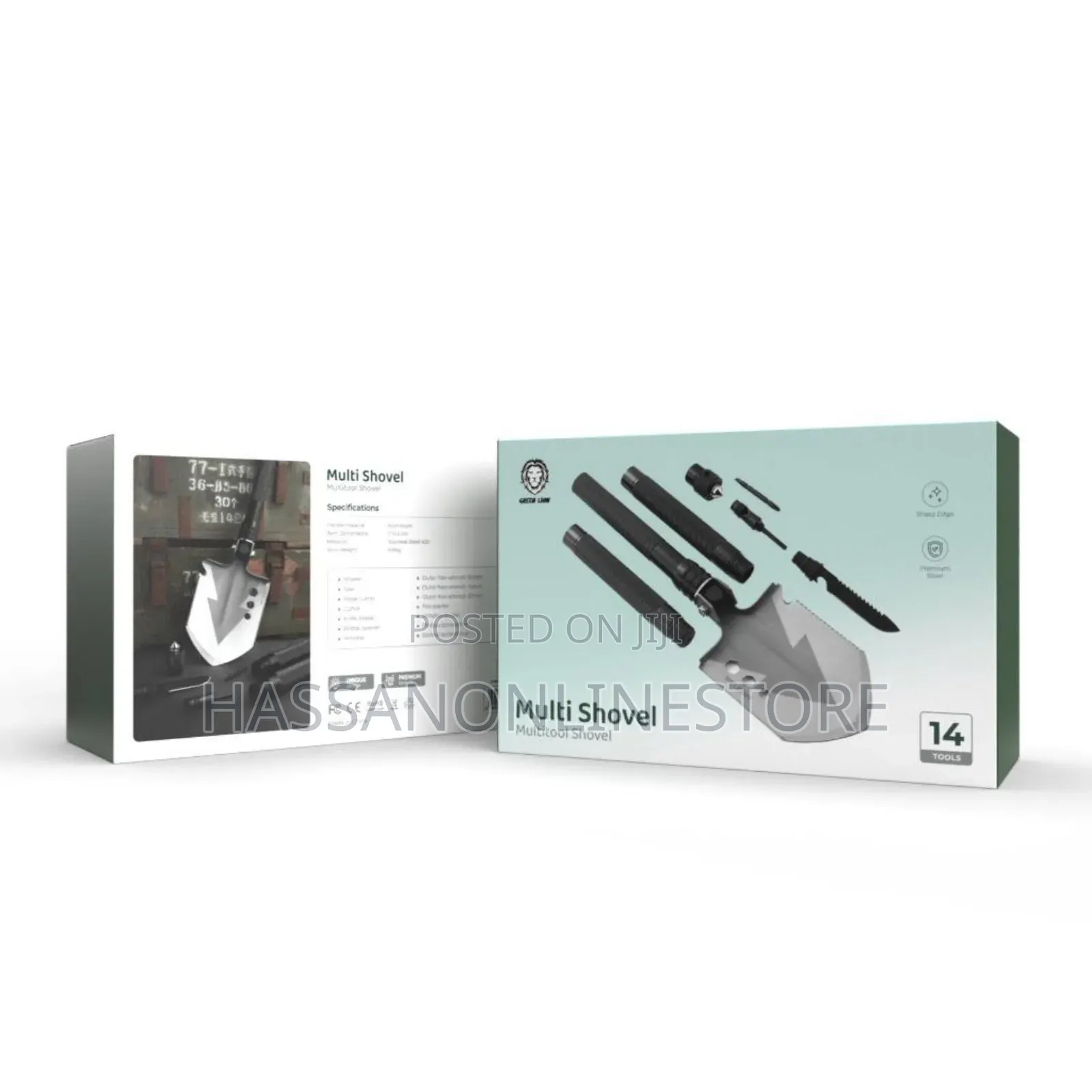 Green Lion Multi Shovel - Black