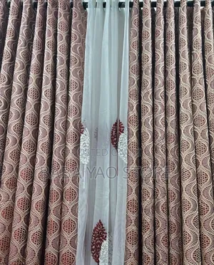 African Style Curtains Fabric Luxury Top Window Drape Panels