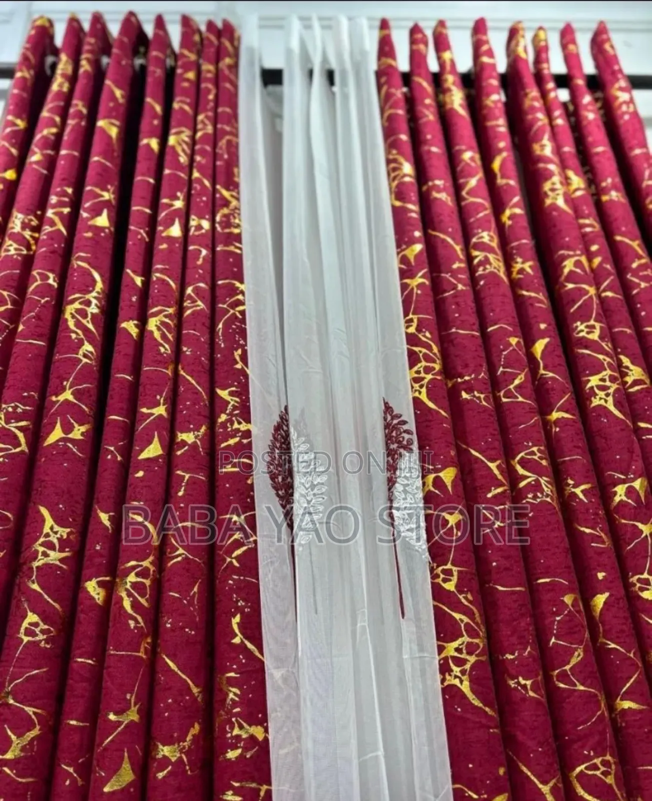 Modern Style Curtains Fabric Luxury Classical Top Window.