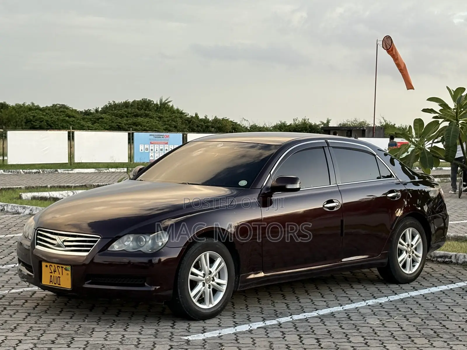 Toyota Mark X 2007 Burgundy