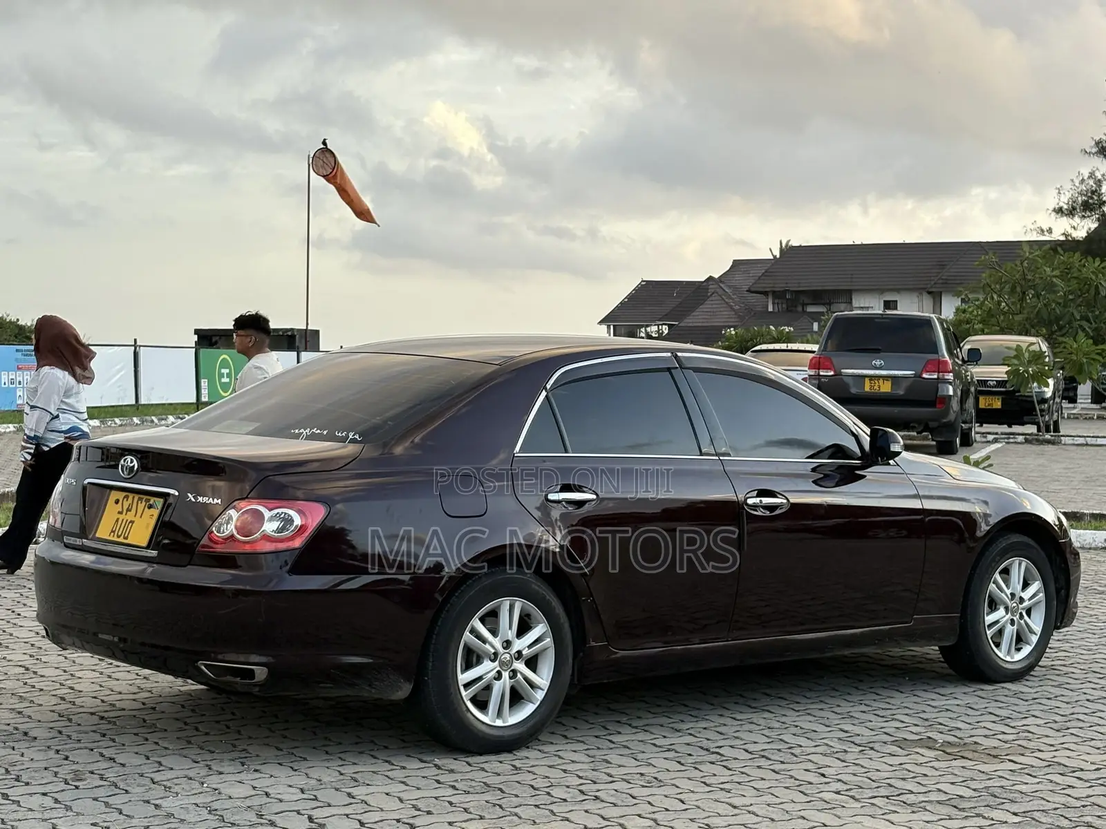Toyota Mark X 2007 Burgundy