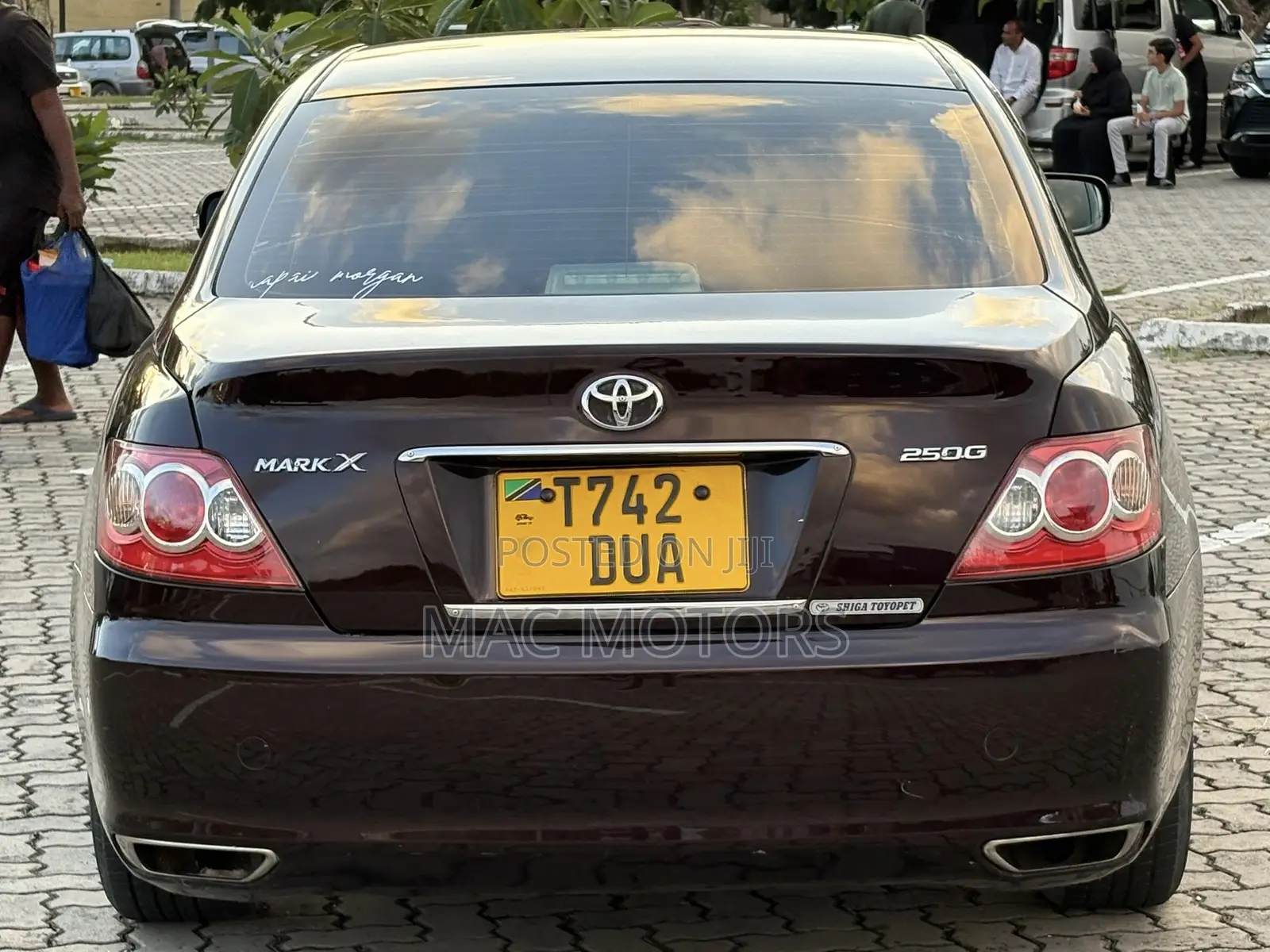 Toyota Mark X 2007 Burgundy