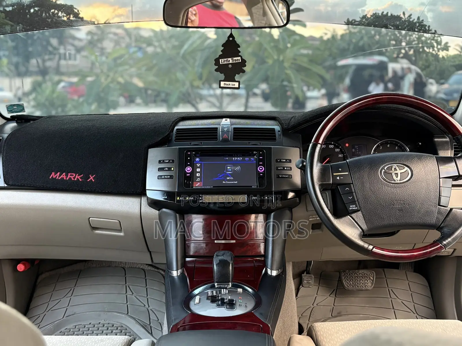 Toyota Mark X 2007 Burgundy