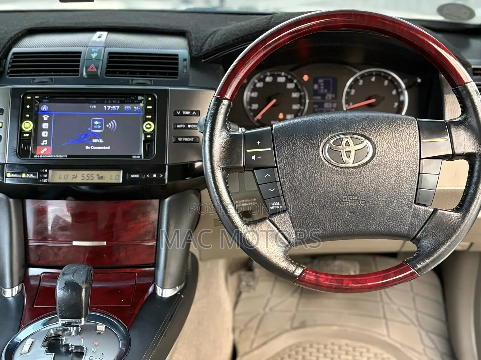 Toyota Mark X 2007 Burgundy