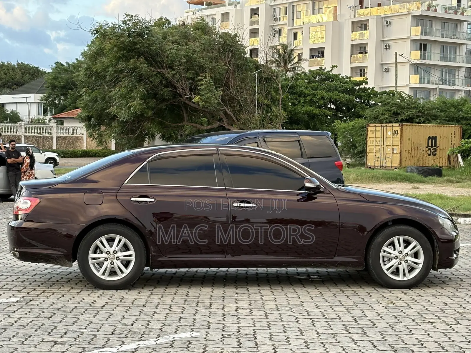 Toyota Mark X 2007 Burgundy