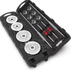 Photo - 50kg Barbell and Dumbbell Set