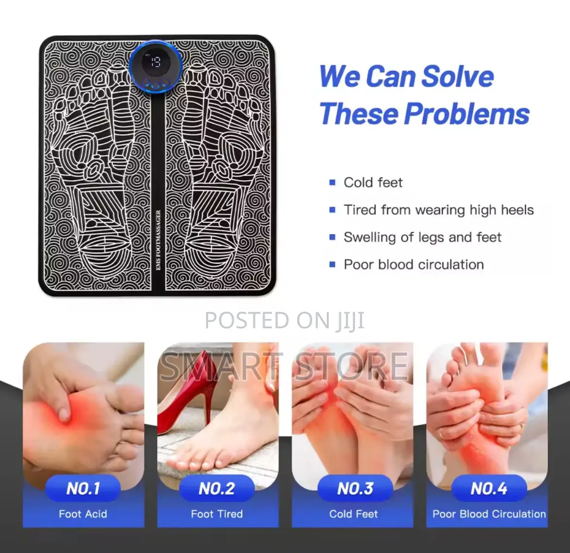 Electric Foot Massager Pad – Ems Muscle Relaxation Mat