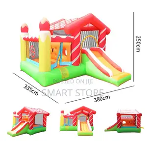 Inflatable Castle Trampoline With Slide Kids’ Fun Playground