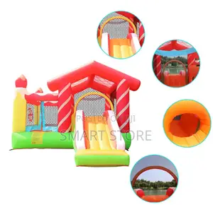 Inflatable Castle Trampoline With Slide Kids’ Fun Playground