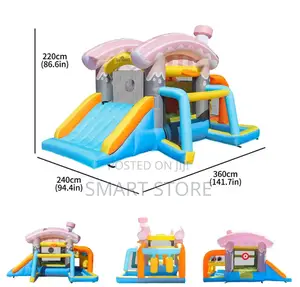 Inflatable Castle Indoor Outdoor Inflatable Trampoline Comb