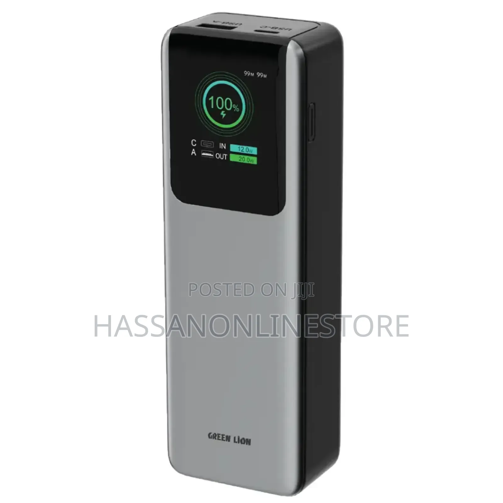 Green Lion Voltura 20000mah Power Bank Pd100w - Grey