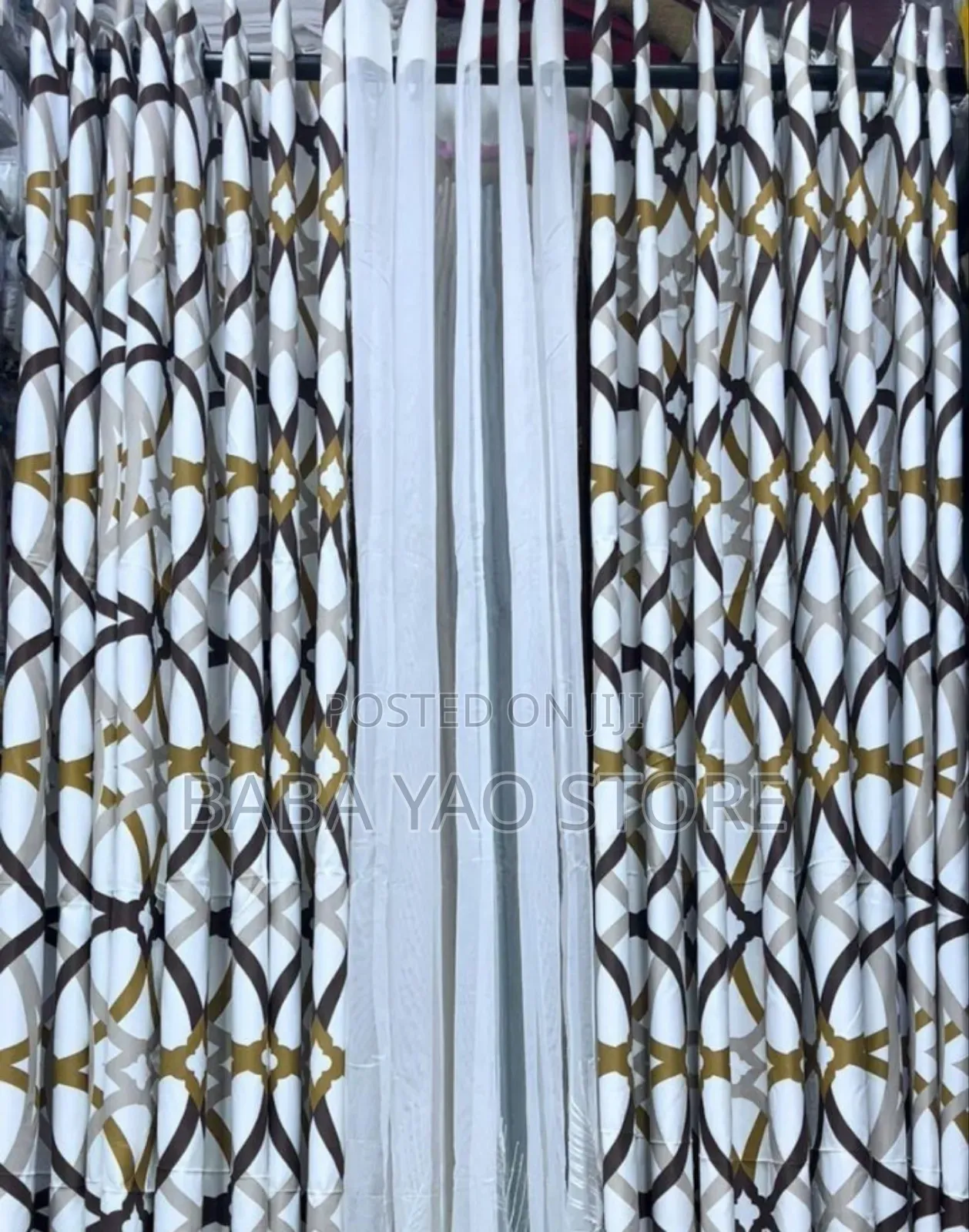 Golden Design Blackout European Curtains for Livingroom