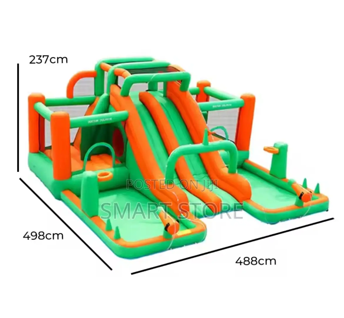 Water Slide and Jumping Bounce House Castke