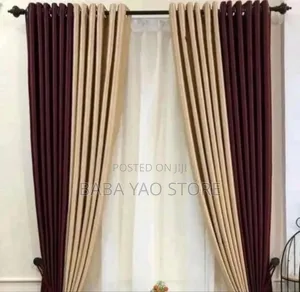 Plain Design Multi-Colour Curtain Blackout Classical Curtain