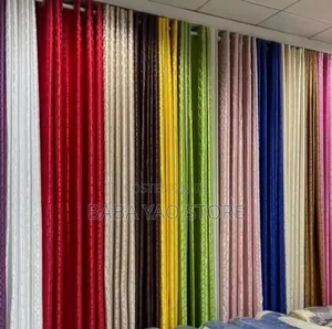 Modern Polyester Fabric Luxury Classical Curtains Top Window
