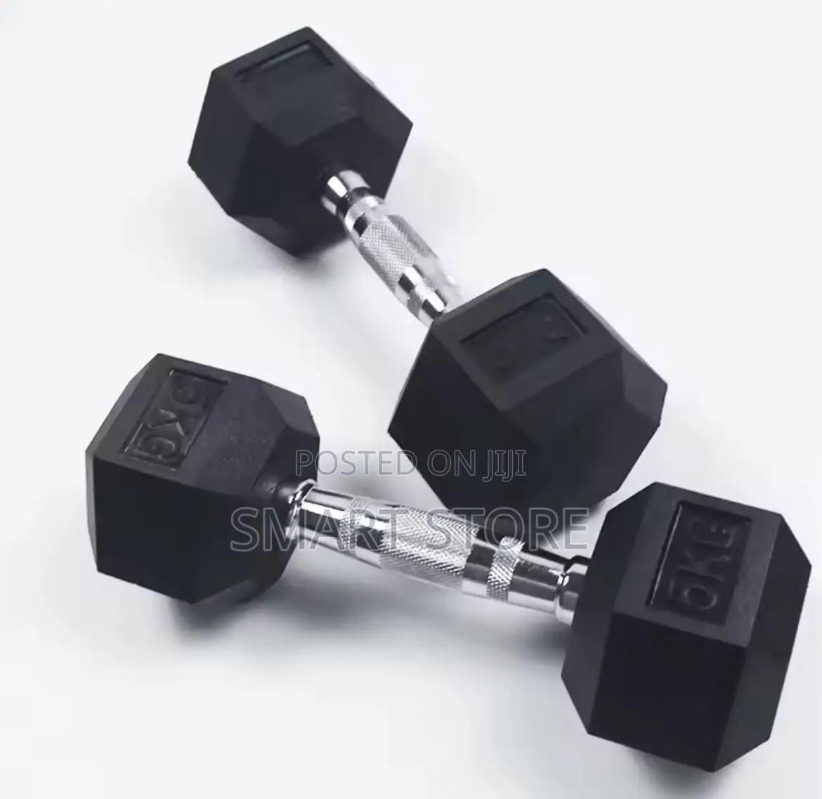 Hexagon Rubber Dumbbell 5kg