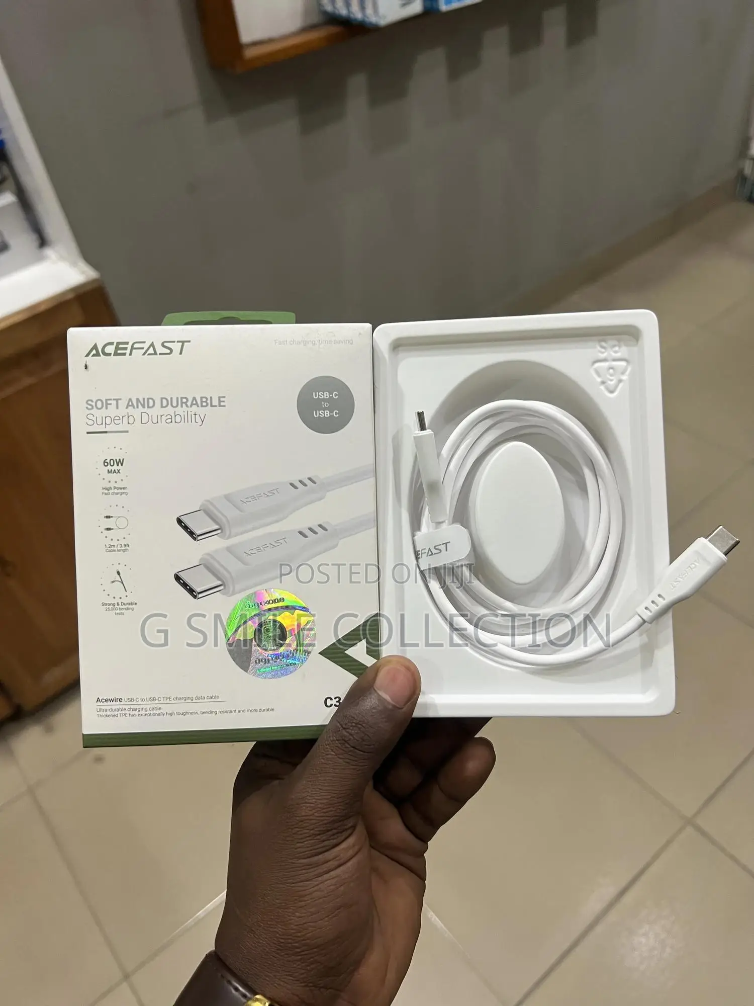 Acewire Usb-C 10 Usb-C Tpe Charging Data Cable