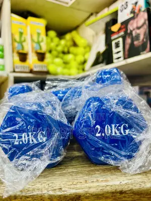 Neoprene 2kg Blue Dumbbell