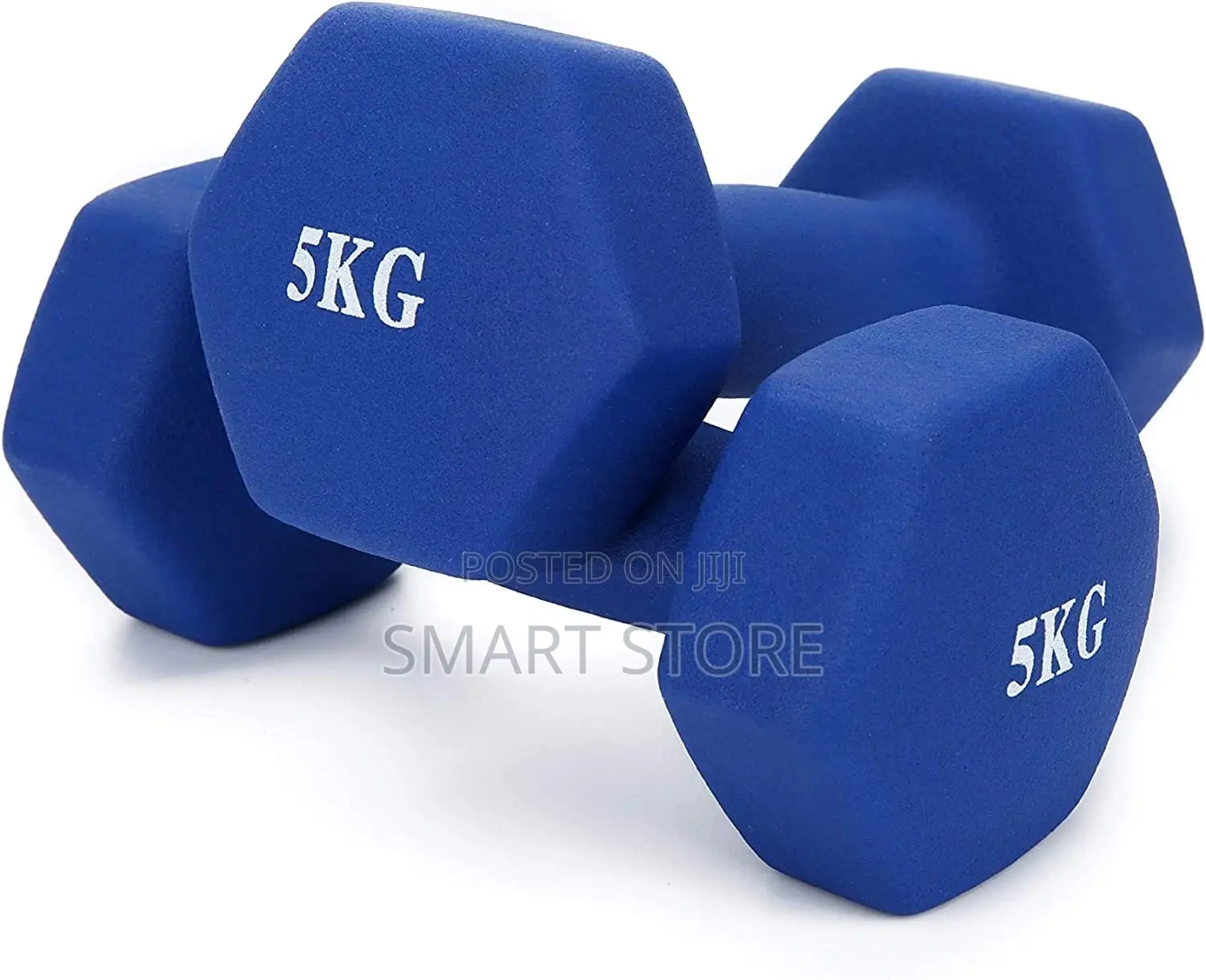 Blue Neoprene 5kg Dumbbell