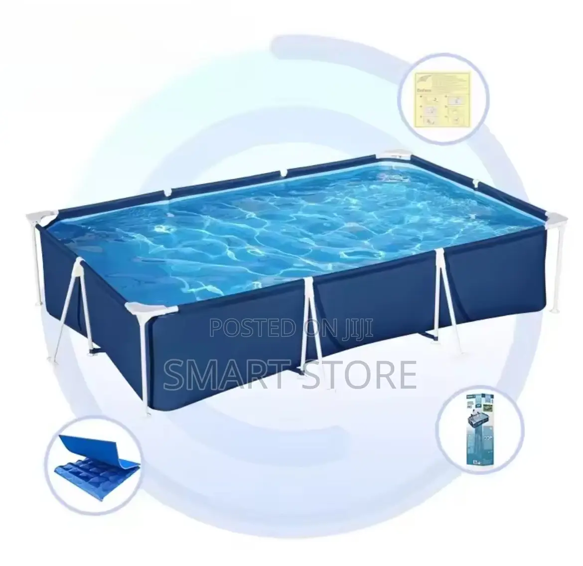 Steel Pro Splash Frame Pool Swimming Pool 3.0m × 2.01m× 66cm