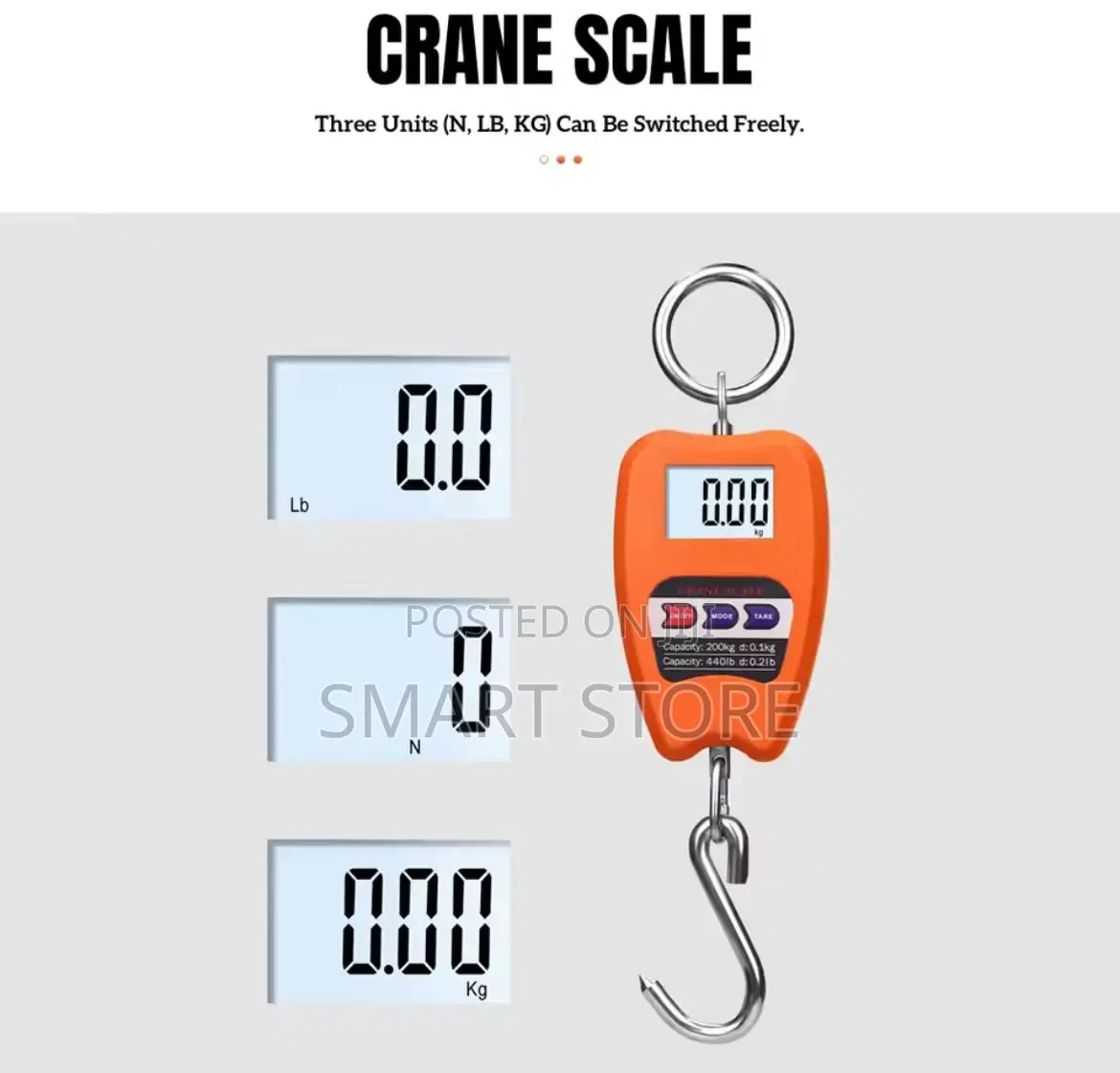 Portable LCD Digital Scale 200kg Electronic