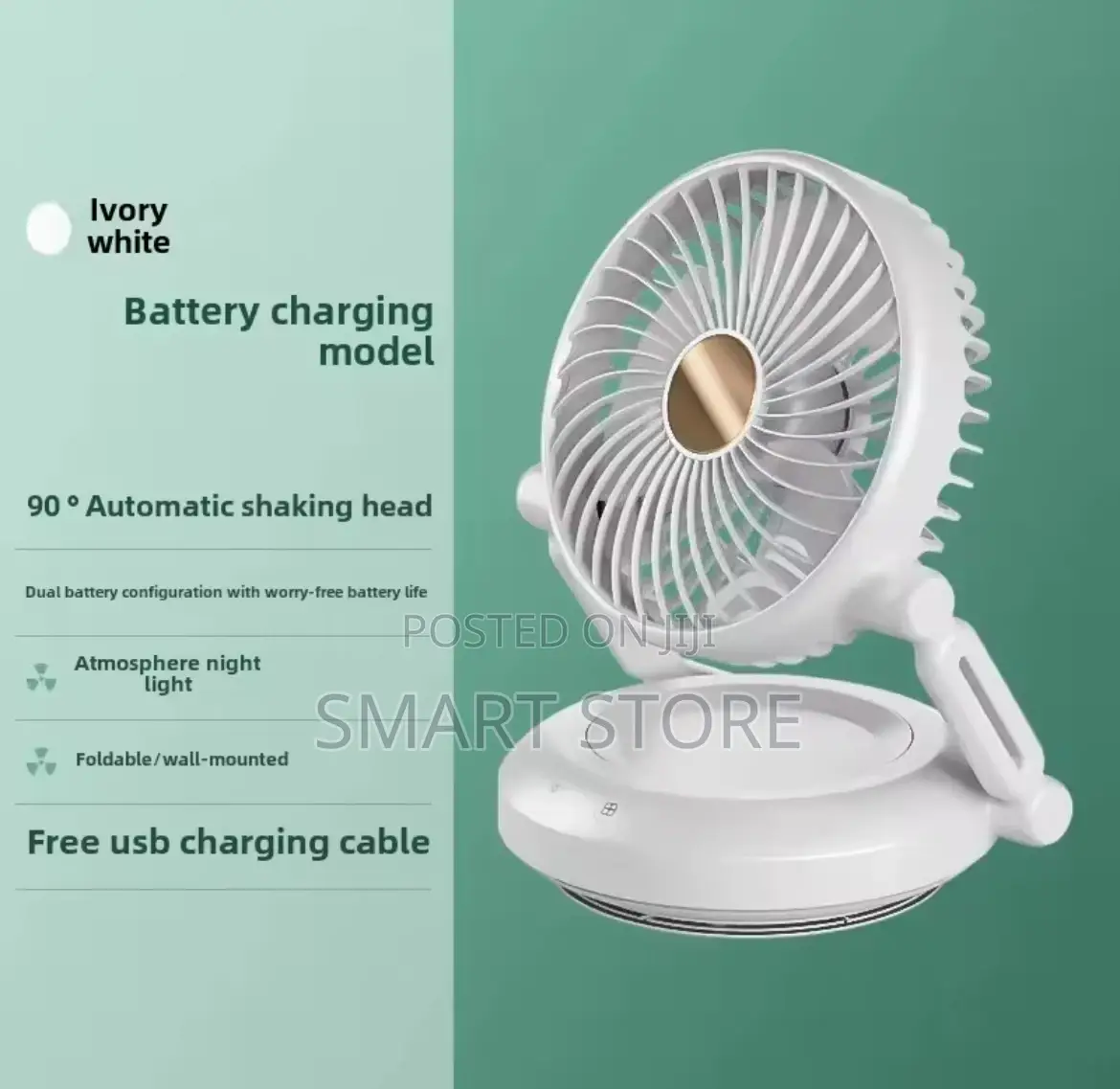 Mini Usb Desktop Fan – Portable Rechargeable