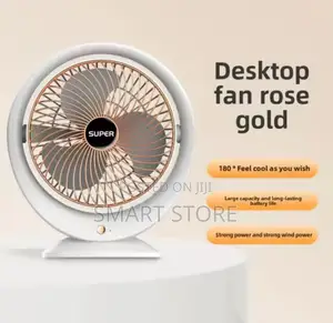Mini Usb Desktop Fan – Portable Rechargeable
